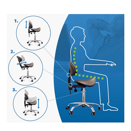 Giovanni 1025 Beauty Chair Grey - full product view on a white background