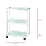 Giovanni 1041 Beauty Trolley - dimensions and measurements shown