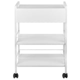 Giovanni Cosmetic Table Trolley Type 1019A - front view showing the storage and construction details