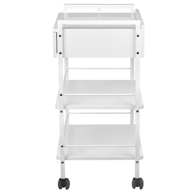 Giovanni Cosmetic Table Trolley Type 1019A - front view showing the storage and construction details