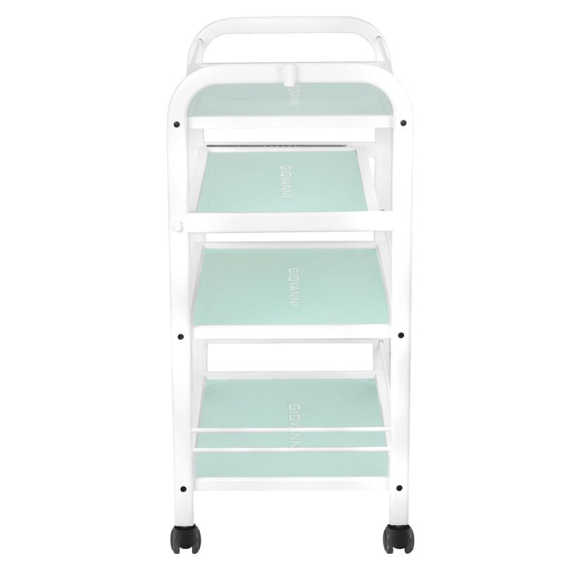 Giovanni Cosmetic Table Type 1015 - front view showing the storage and construction details