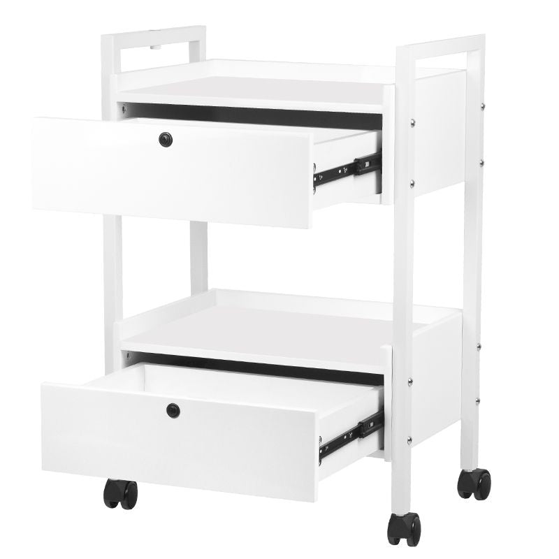 Giovanni Cosmetic Table Type 1019 - front view showing the storage and construction details