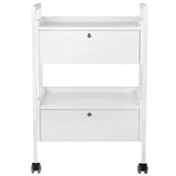 Giovanni Cosmetic Table Type 1019 - front view showing the storage and construction details