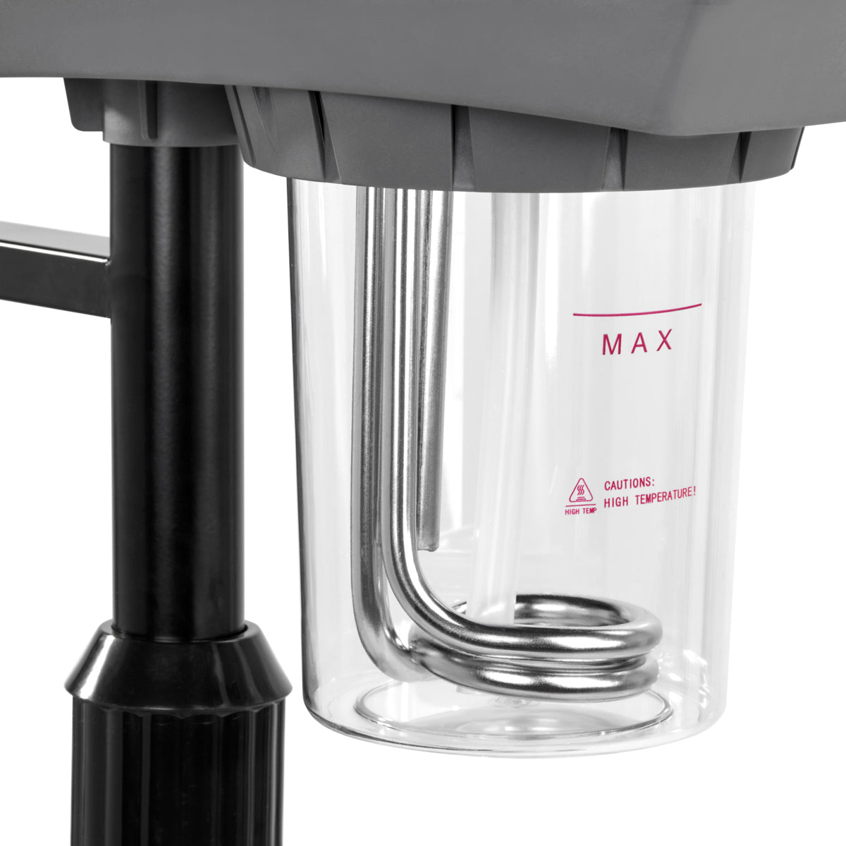 Giovanni D-21 Facial Steamer With Magnifier Lamp Black - close-up showing treatment handpieces and device components