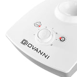 Giovanni D-21 Facial Steamer With Magnifier Lamp White - main unit with included components on a white background