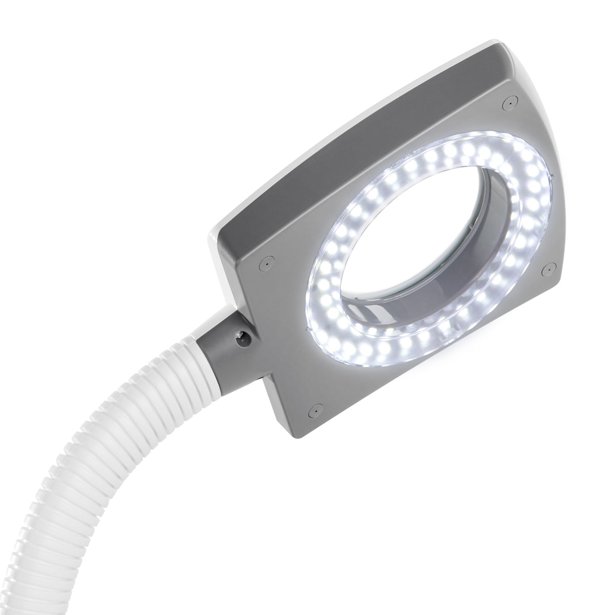 Giovanni D-21 Facial Steamer With Magnifier Lamp White - device housing and functional components shown on a white background