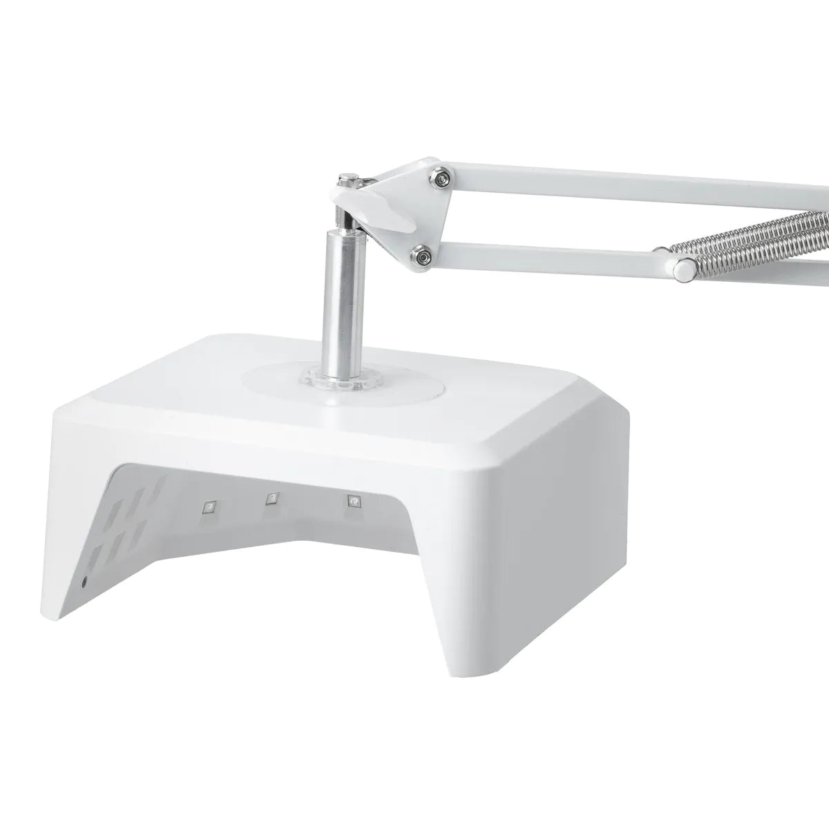 Glow 112 white UV LED nail lamp head attached to the stand arm