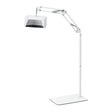 Glow 112 white UV LED pedicure nail lamp on its adjustable floor stand, front view