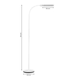 Glow 6019 Treatment Lamp for Eyelash with Tripod - LED treatment lamp with adjustable light arms on a white background