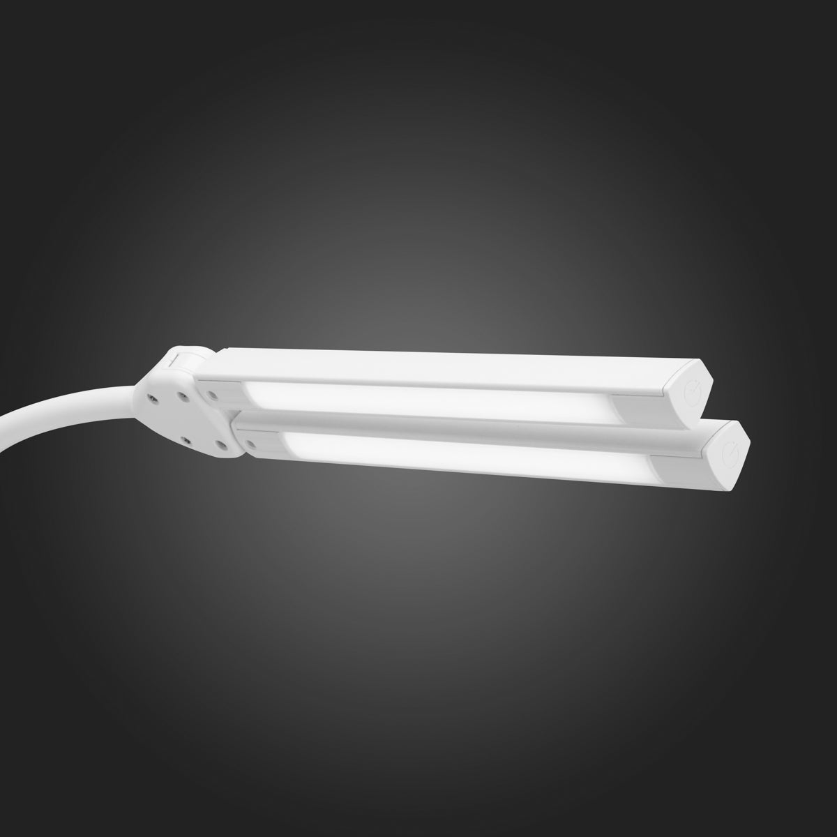 Glow 6019 Treatment Lamp for Eyelash with Tripod - LED treatment lamp with adjustable light arms on a white background