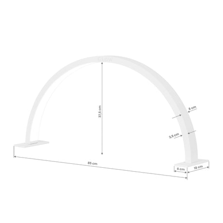 Glow Arche II Manicure Lamp - device housing and functional components shown on a white background