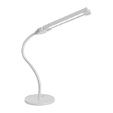 Glow Desk Lamp 6020 White - LED task lamp showing its adjustable construction and controls