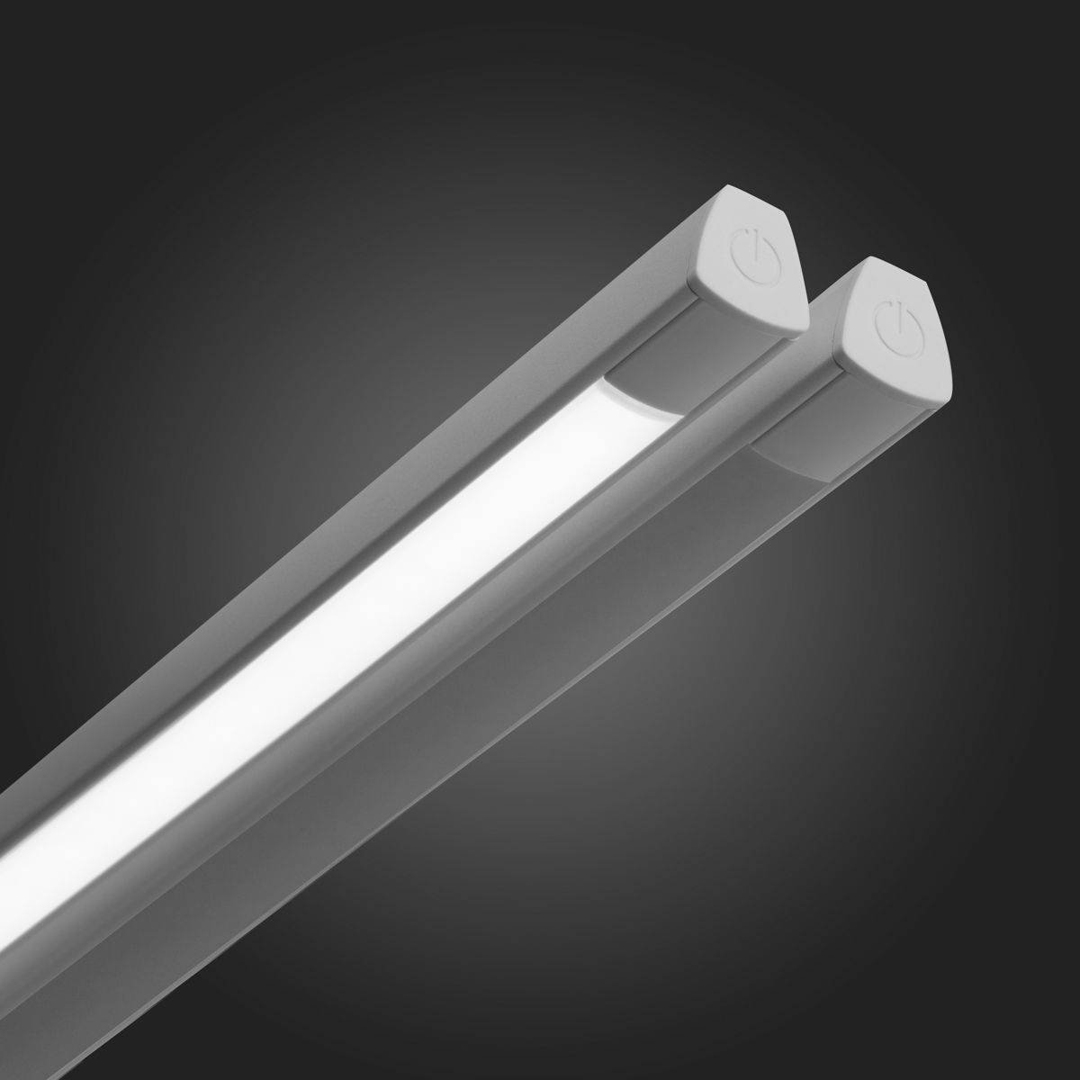 Glow Desk Lamp 6020 White - LED task lamp showing its adjustable construction and controls