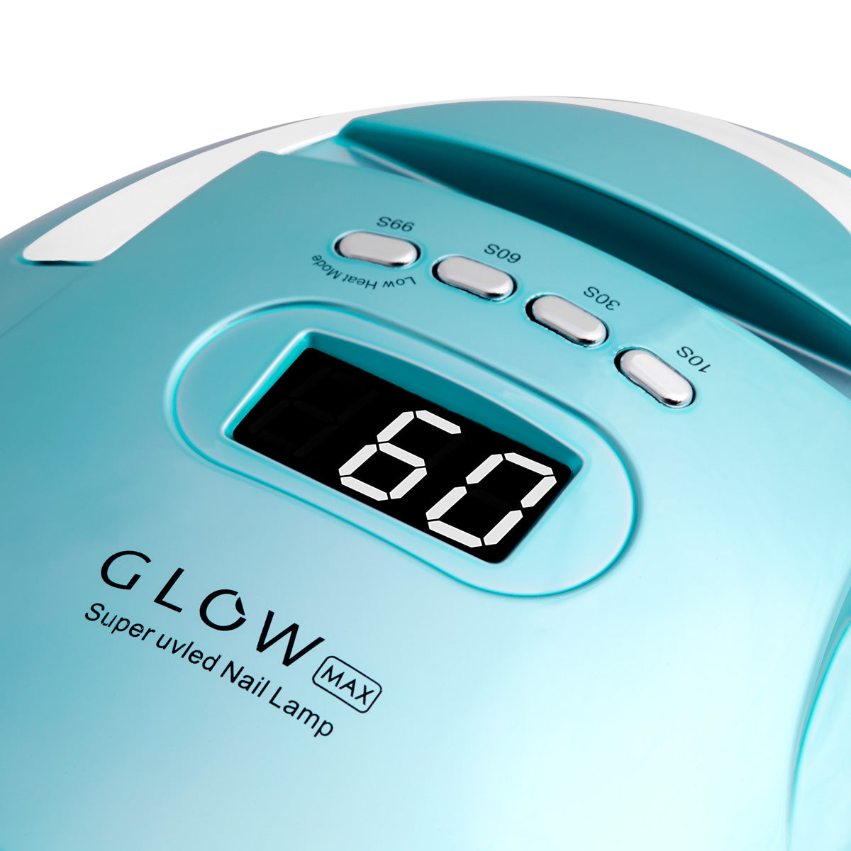 Glow F2 BP 220W UV/LED Nail Lamp - close-up showing treatment handpieces and device components