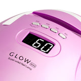 Glow F2 RP 220W UV/LED Nail Lamp - close-up showing treatment handpieces and device components
