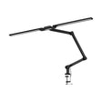Glow L04 Black Tabletop Lamp for Beauty Treatments, Eyelash Extensions, Nail Styling & Makeup - LED treatment lamp with adjustable light arms on a white background