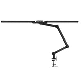 Glow L04 Black Tabletop Lamp for Beauty Treatments, Eyelash Extensions, Nail Styling & Makeup - LED treatment lamp with adjustable light arms on a white background