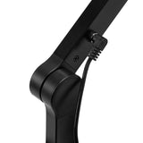 Glow L04 Black Tabletop Lamp for Beauty Treatments, Eyelash Extensions, Nail Styling & Makeup - LED treatment lamp with adjustable light arms on a white background