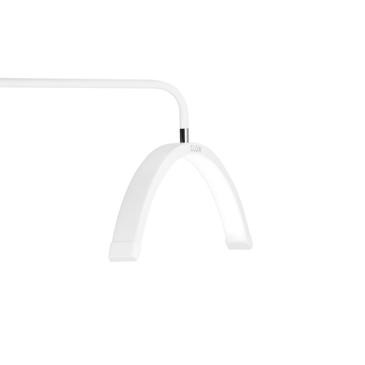 Glow Lash Treatment Lamp MX6 White - LED treatment lamp with adjustable light arms on a white background