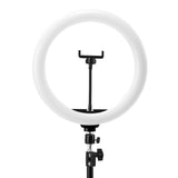 Glow Makeup Ring Lamp 13" 10W with Tripod - black carrying case for the ring light and tripod