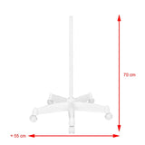 Glow Moonlight 8012/5 5D LED Magnifying Lamp White With Tripod - dimensions and measurements shown