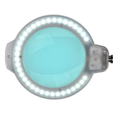 Glow Moonlight 8013/6 5D LED Magnifying Lamp Black With Tripod - device housing and functional components shown on a white background
