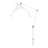 Glow MX3 20W LED Treatment Desk Lamp White - LED treatment lamp with adjustable light arms on a white background
