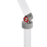 Glow MX3 20W LED Treatment Desk Lamp White - LED treatment lamp with adjustable light arms on a white background