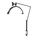 Glow MX3 Lash Treatment Tabletop Lamp Black - LED treatment lamp with adjustable light arms on a white background
