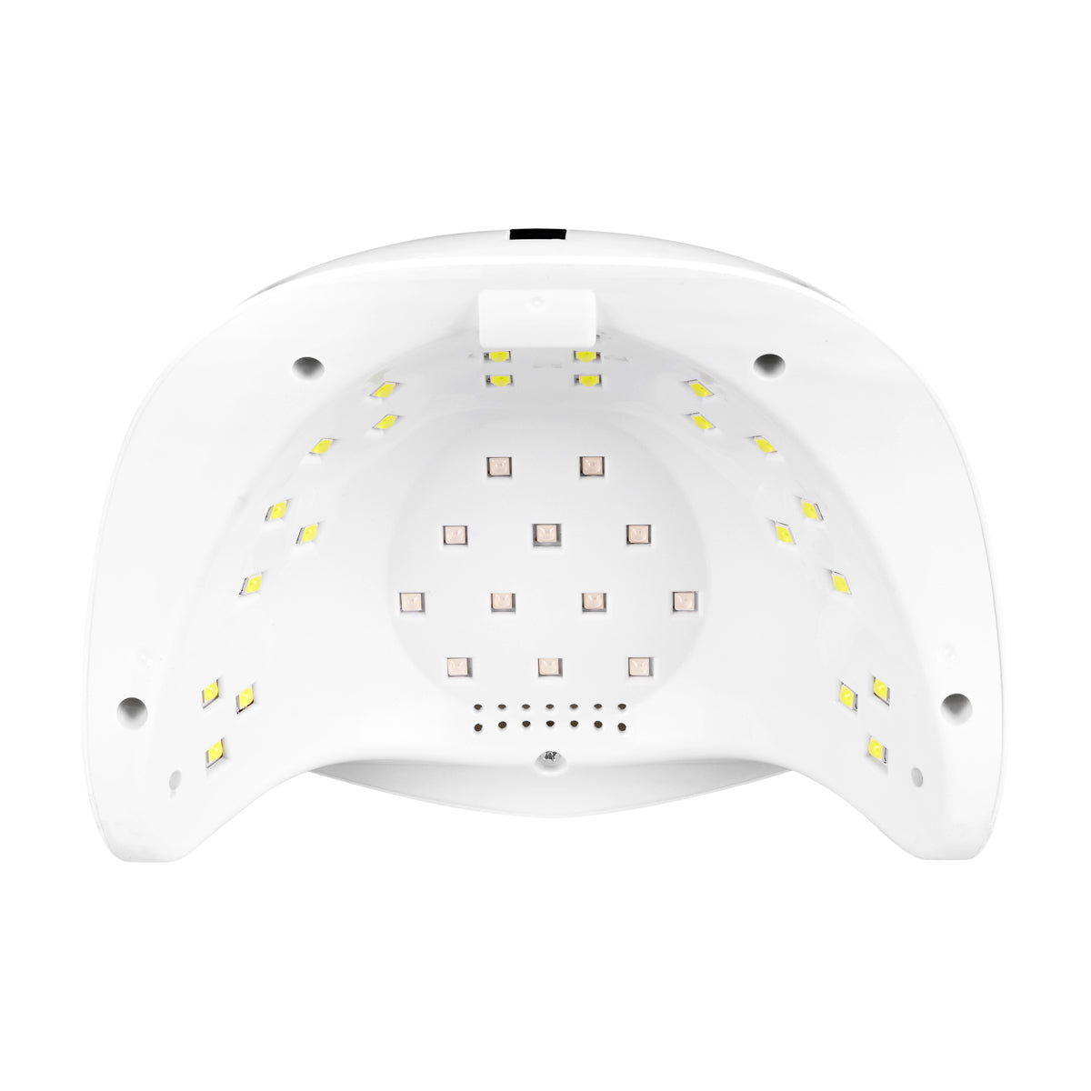 Glow S1 UV/LED Nail Lamp 168W Rose Gold - device housing and functional components shown on a white background