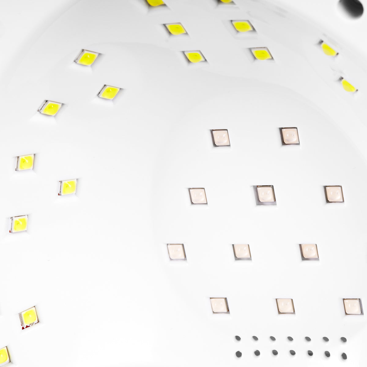 Glow S1 UV/LED Nail Lamp 168W Silver - main unit with included components on a white background