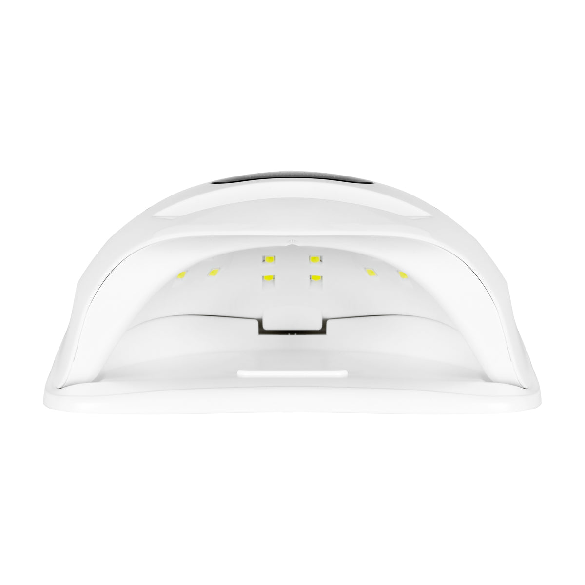 Glow S1 UV/LED Nail Lamp 168W Silver - device housing and functional components shown on a white background