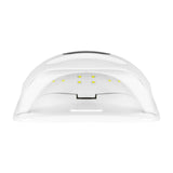 Glow S1 UV/LED Nail Lamp 168W Silver - device housing and functional components shown on a white background