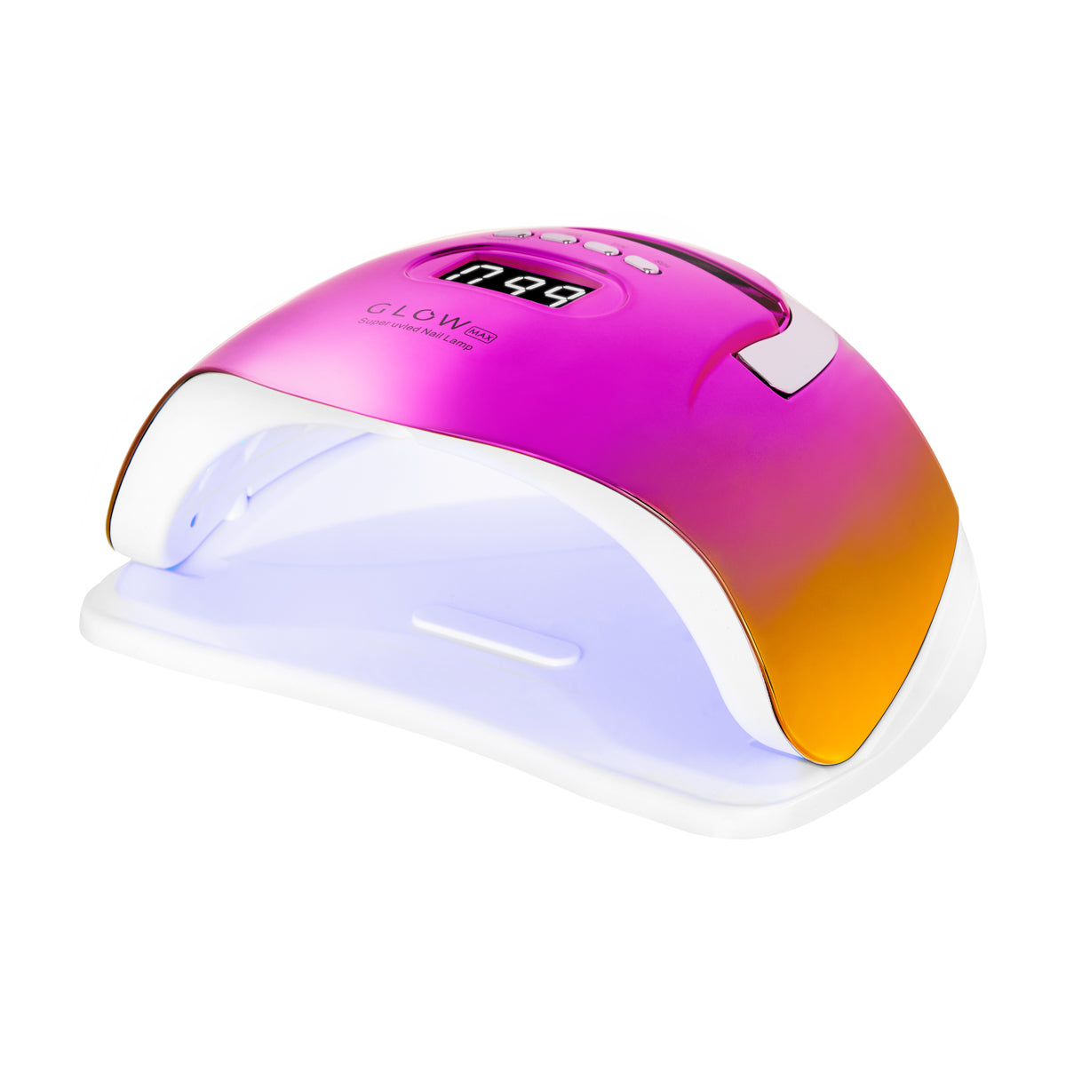 Glow UV LED F2 RC 220W Nail Lamp - complete device isolated on a white background