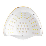 Glow UV LED F2 RC 220W Nail Lamp - device housing and functional components shown on a white background