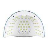 Glow UV LED Lamp YC57 RN Blue Pink 268W - dimensions and measurements shown