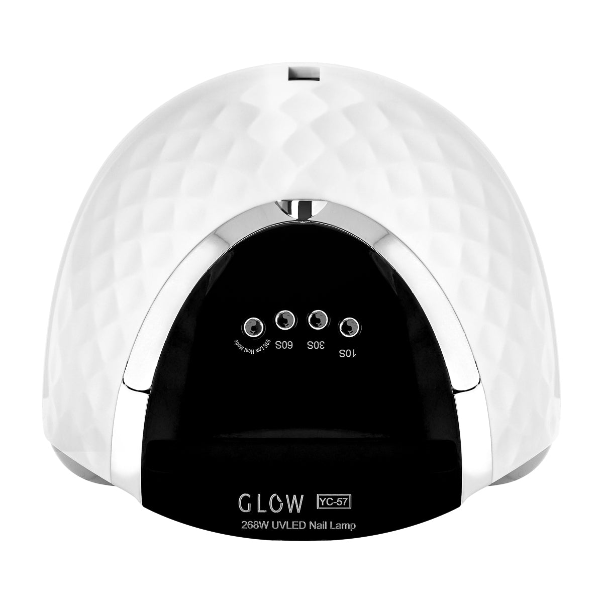 Glow UV LED Lamp YC57 White 268W - main unit with included components on a white background