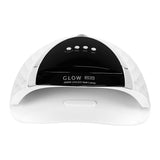 Glow UV LED Lamp YC57 White 268W - device housing and functional components shown on a white background