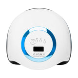 Glow V1 168W UV/LED Nail Lamp Blue - main unit with included components on a white background