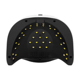 Glow V1 168W UV/LED Nail Lamp Gold - device housing and functional components shown on a white background