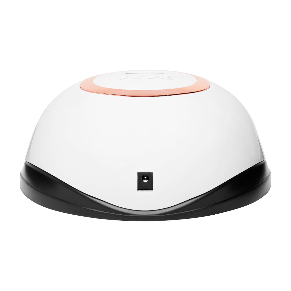 Glow V1 168W UV/LED Nail Lamp Gold - device housing and functional components shown on a white background
