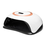 Glow V1 168W UV/LED Nail Lamp Gold - main unit with included components on a white background