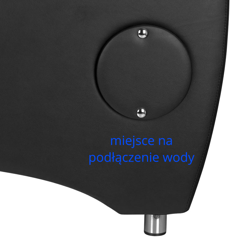 Hair System HSB46 Backwash Unit Black - displayed in a professional treatment-room setting