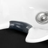 Hair System Backwash Unit ZA31 Black - displayed in a professional treatment-room setting