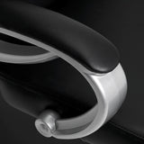 Hair System Backwash Unit ZA31 Black - close-up of the upholstery and construction details