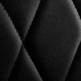 Hair System BM88066 Barber Chair Black - close-up of the upholstery and construction details