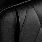 Hair System BM88066 Barber Chair Black - close-up of the upholstery and construction details