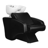 Hair System Hair Wash Unit C38 Black - full product view at an angle on a white background