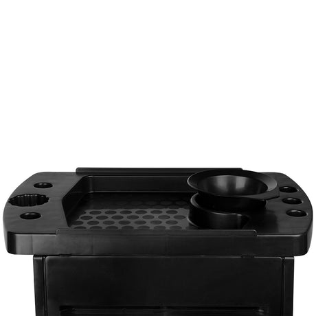 Hair System Hairdressing Trolley 8-5 - displayed in a professional treatment-room setting