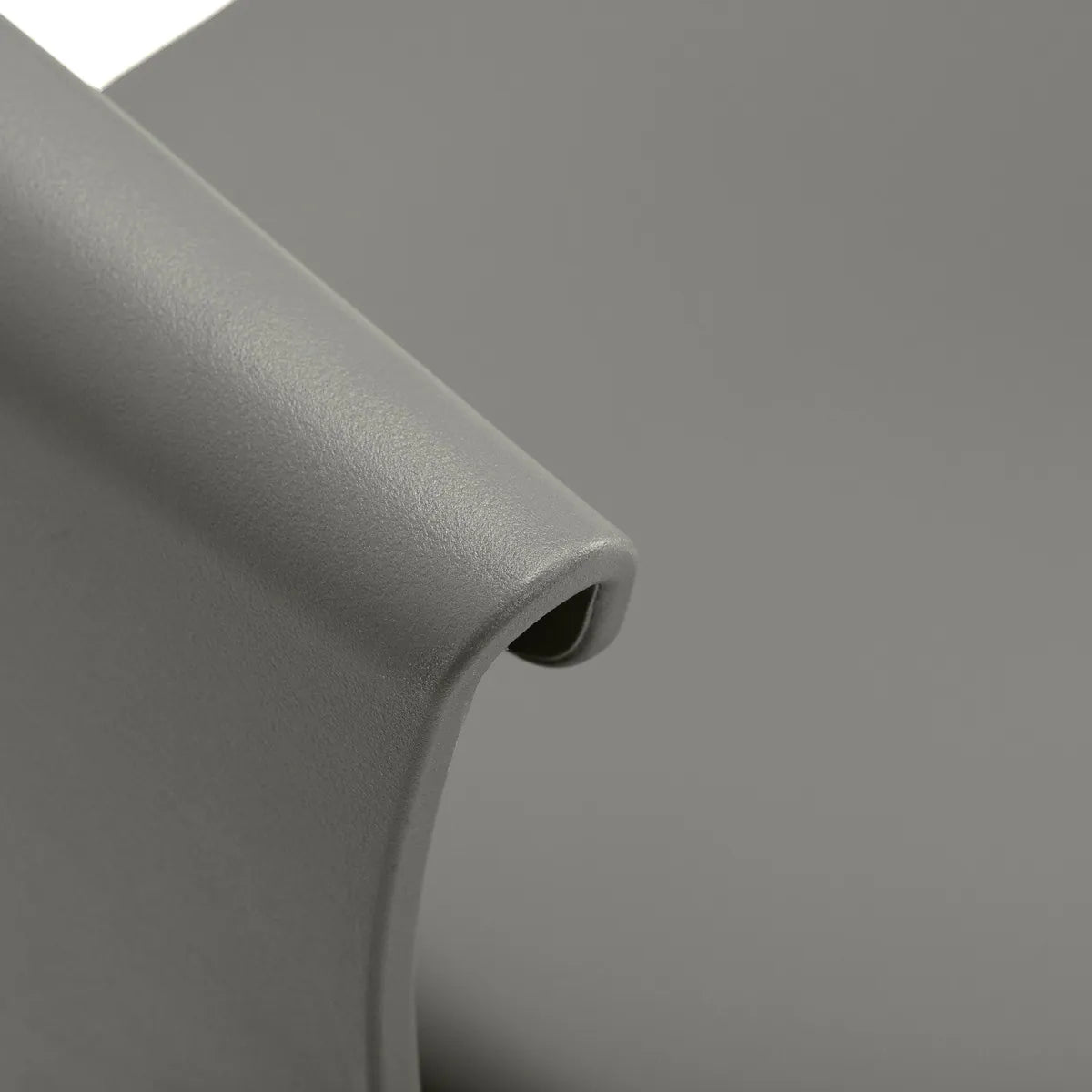 Hair System Halo Hair Salon Styling Chair Grey & Gold - close-up of the upholstery and construction details
